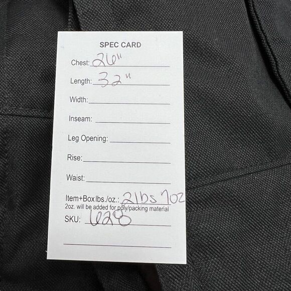 Gimos Zipper and Button Front Polyester Filled Jacket Black Men's Size 52 US XL - Picture 14 of 14